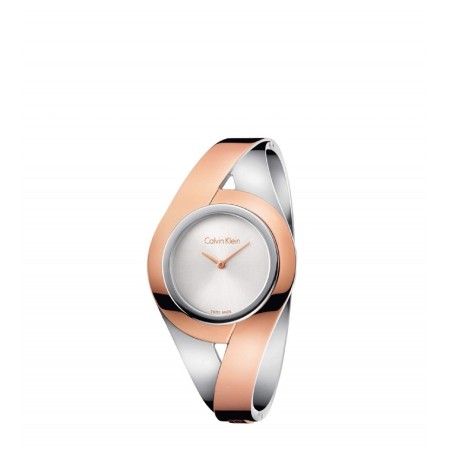Uhr cK bicolor Sensual Pink Stahl Armreif - K8E2M1Z6