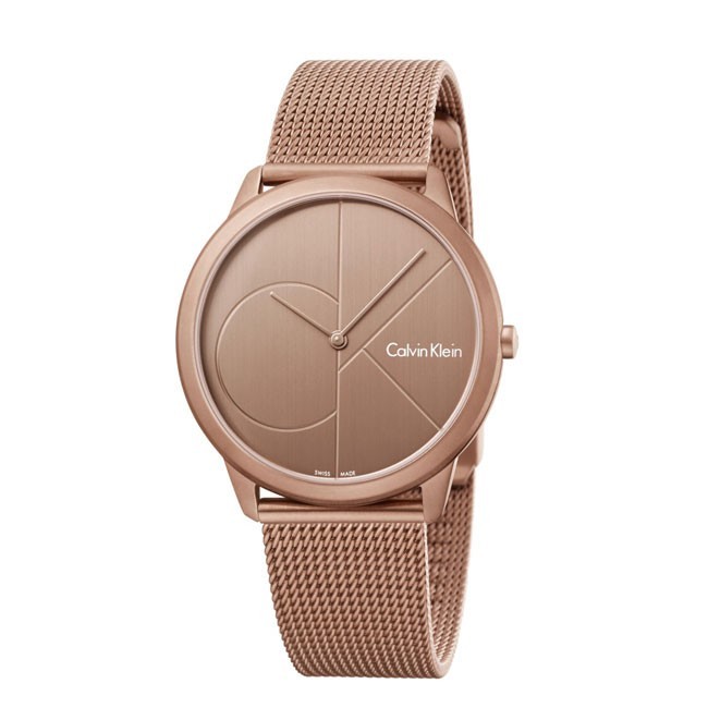 CK Minimal Steel Watch Milan Milanese Knit - K3M11TFK