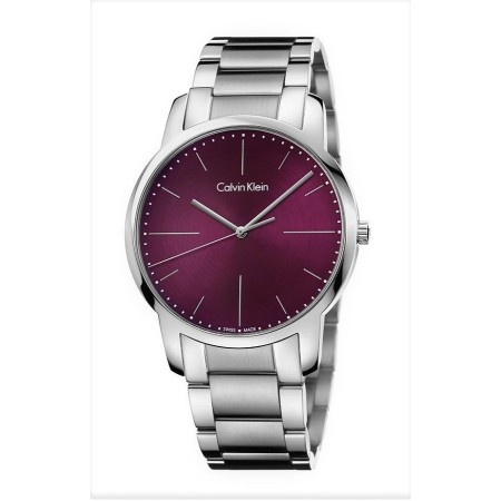 Orologio Calvin Klein City quadrante Bordeaux- K2G2G14P