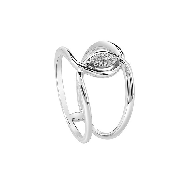 Salvini Ring Collection White and Bright Gold Dating - 20073904