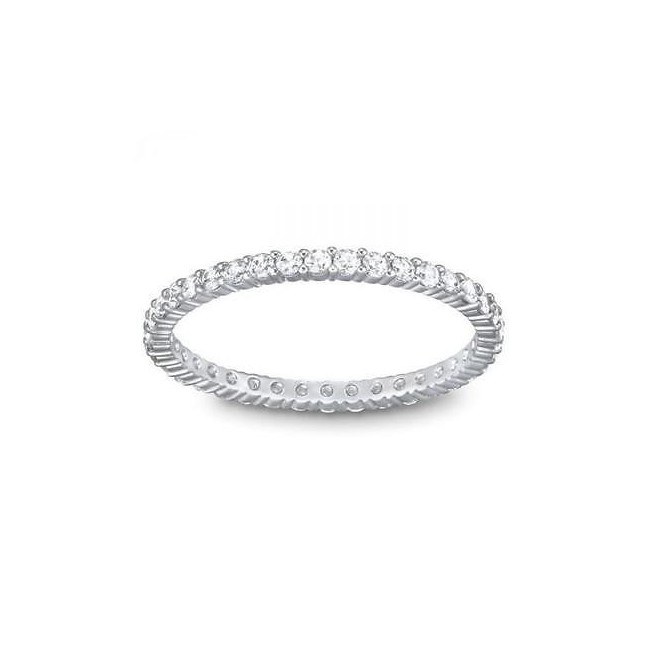 Swarovski Vittore Anello veretta crustalli bianchi - 5028227