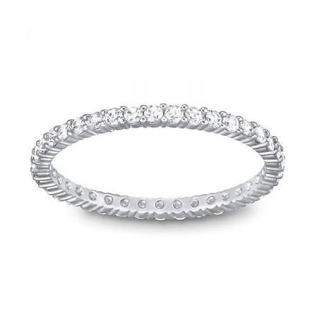 Swarovski Vittore Anello veretta crustalli bianchi - 5028227