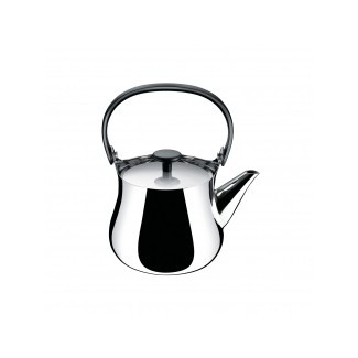 Alessi stainless steel kettle with handle and resin knob