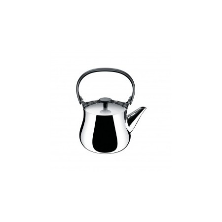 Alessi stainless steel kettle with handle and resin knob