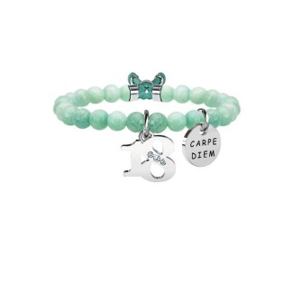 Kidult woman bracelet 18th Amazonian stones - 731132