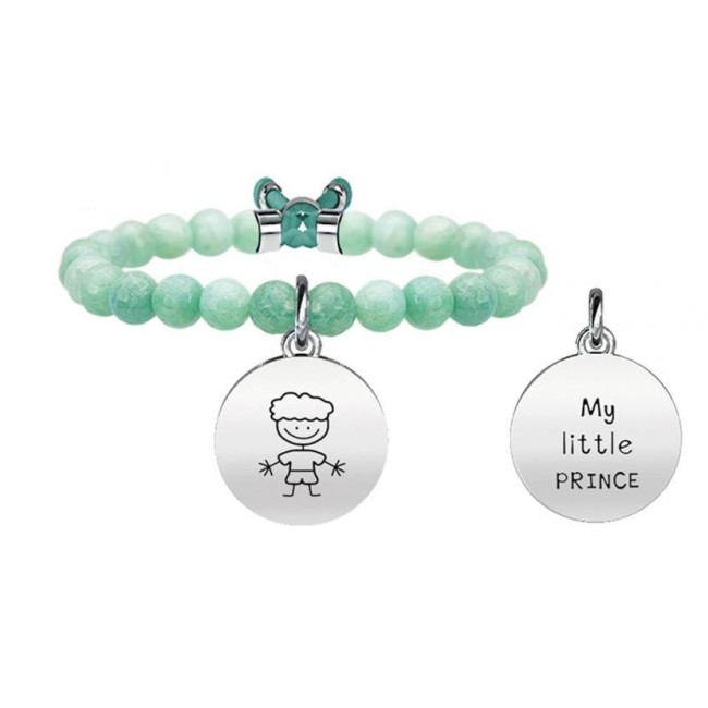 Kidult Woman Bracelet Boy Green Stones - 731134