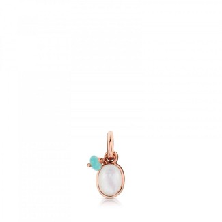 Tous Pendant in Golden Silver and Mother of Pearl - 712314600