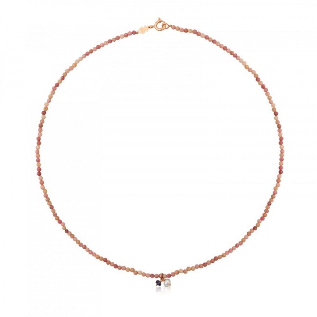 Collana Tous Camille in pietre color salmone - 712162552