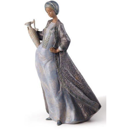 Sculpture Lladrò Water in Porcelain Oasis - 01012439