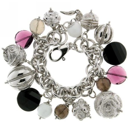 Silber Armband Boules-GR6861