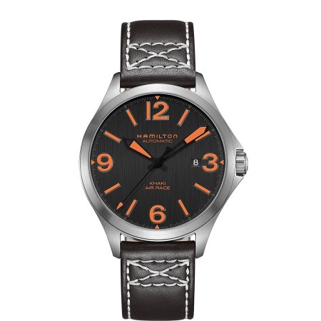 Orologio Hamilton Khaki Aviation Air Race indici arancio - H76535731