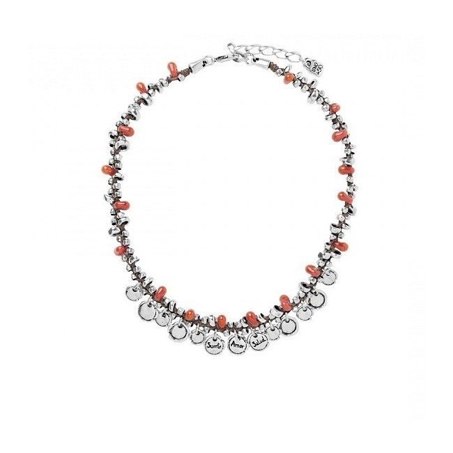 Necklace A Fuego One de50 - COL1203ROJMTL0U