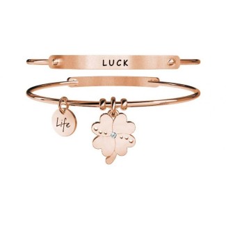 Kidult Frauen Armband Quadrifoglio rosè - 731033