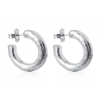Tous Silver Dune Tube Earrings - 316643500