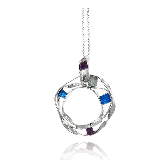 Raspini Halskette High line Silber und Quarz hydrothermal - 9882