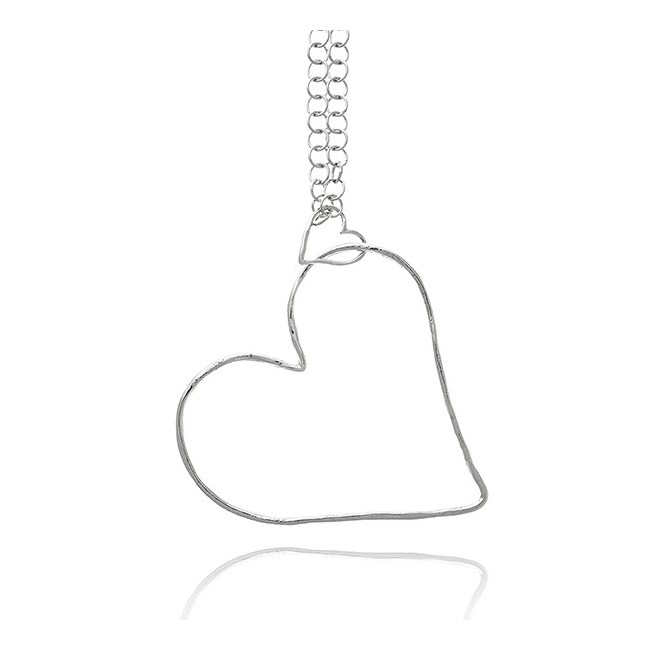 Raspini collana pendente Aria argento forma cuore - 9896