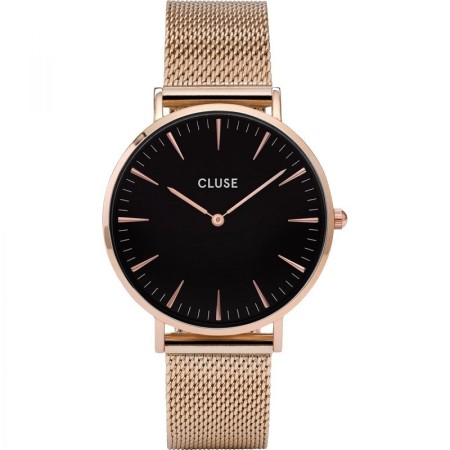 Orologio Cluse donna La Bohème Mesh rosè nero- CL18113