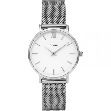 Clutch watch women La Bohème Mesh silver - CL30009