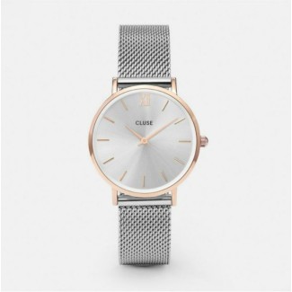 Closed Women's Minuit Satin Gold Mesh Watch - CL30025