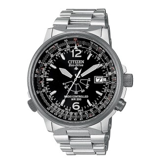 Citizen Promaster Pilot Stahluhr Schwarzes Zifferblatt - AS2020-53E