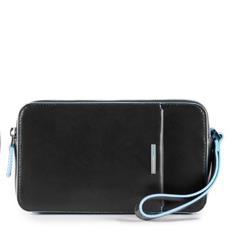 Pochette Piquadro Blue Square portachiavi nero - AC4221B2/N