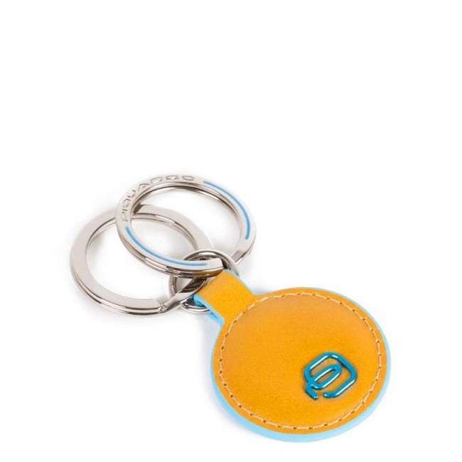 Piquadro leather double keyring keyring - PC4225B2 / G