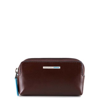 Portachiavi pochette Piquadro Blue Square marrone - PC4216B2/MO