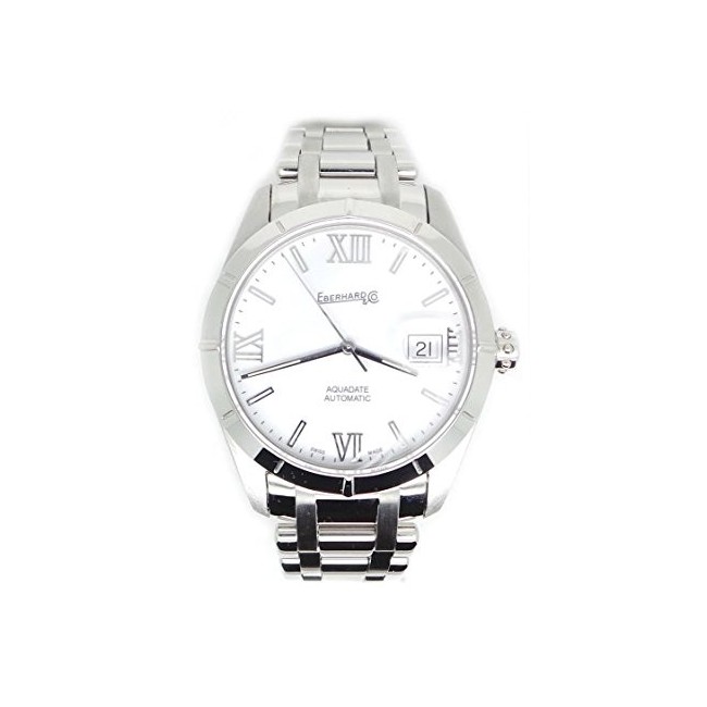 Eberhard Aquadate Automatic White Watch - 41115.S.CA