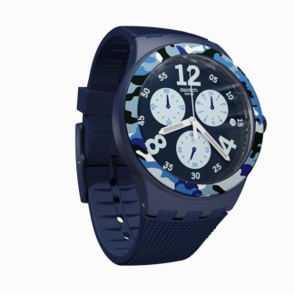 Swatch Camoblu Chronograph Uhr - SUSN414