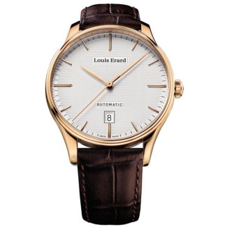 Louis Erard Heritage Automatische Lederuhr - 68287PR31