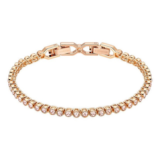 Swarovski woman's bracelet Emily rose rosé tennis - 5278355