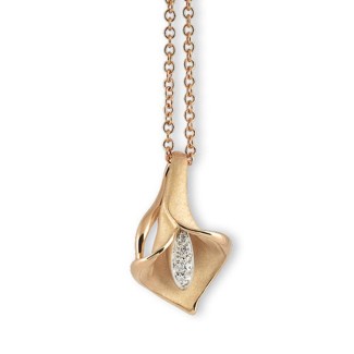 Calla Lily Necklace-GPE0733J