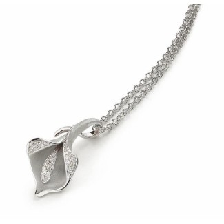 Calla Lily Necklace-GPE0332W