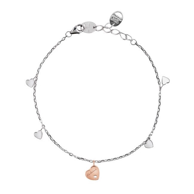 Salvini Armband Be Happy Chic Anhänger Herzen mit brillanten