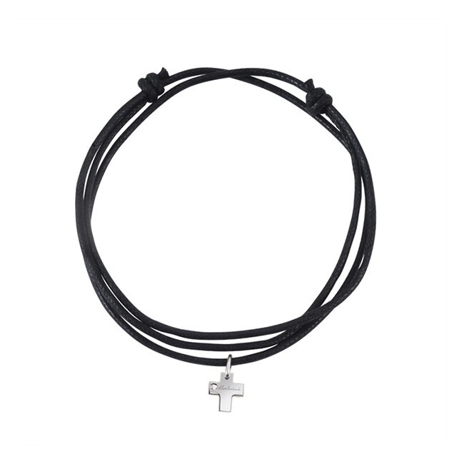 Lanyard Necklace Salvini Minimal pop cross pendant with brilliant