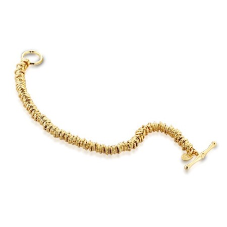 Tsars bracelet with golden silver rims