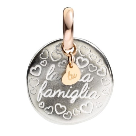 Coin Pendant Queriot You my Family in Silver and Gold