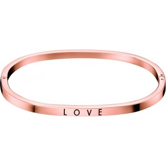 Ck Frau Armband Rose vergoldet LIEBE graviert -KJ06PD19010S