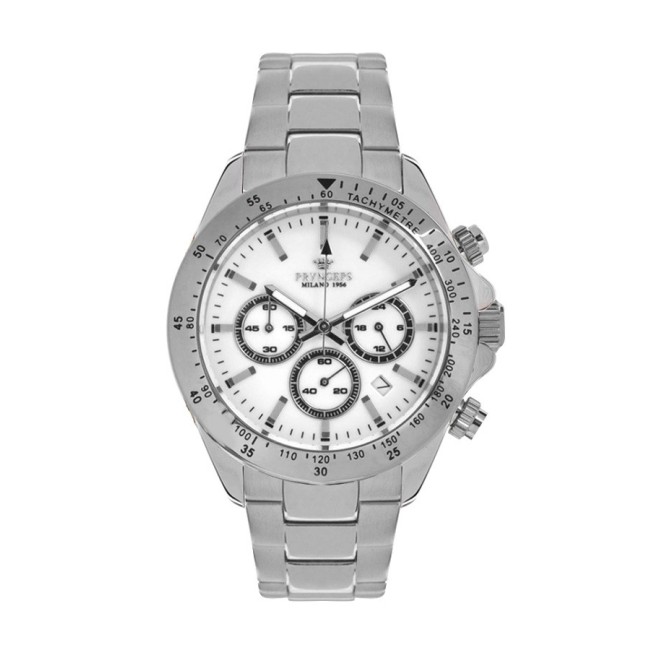Pryngeps Steel Watch model White Daytona CR623 