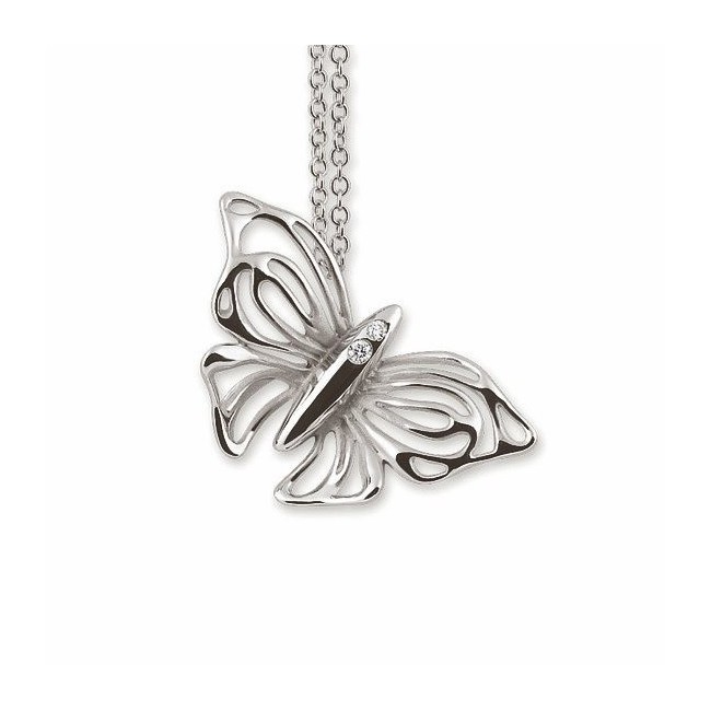 Butterfly Necklace-GPE1362W