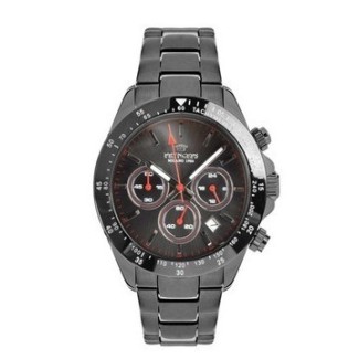 Orologio Pryngeps in acciaio nero modello Daytona grigio CR623/G