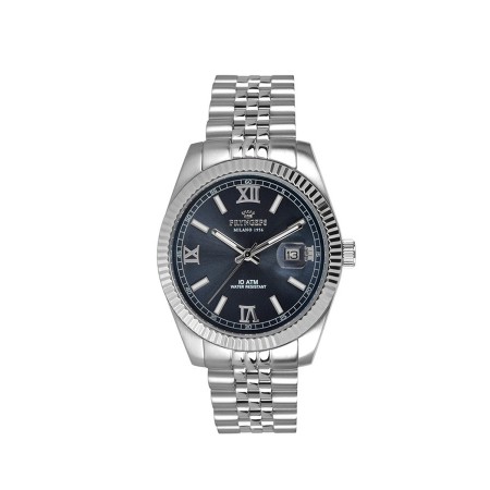 Pryngeps Frau Stahluhr DateJust blaues Modell - A822
