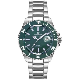 Pryngeps Mediterranean Submariner watch, green ferrule