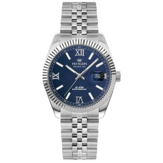 Pryngeps Herrenuhr aus Stahl DateJust blaues Modell - A821