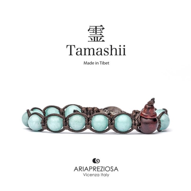 Tamashii Agata Sky Blue bracelet, one turn - BHS900-53
