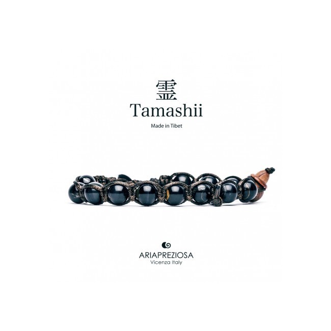 Tamashii Armband blaues Tigerauge, eine Umdrehung - BHS900-105