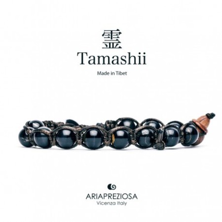 Tamashii Armband blaues Tigerauge, eine Umdrehung - BHS900-105
