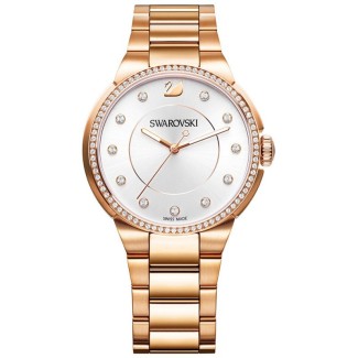 Orologio Swarovski City rosè Gold Tone bracciale acciaio
