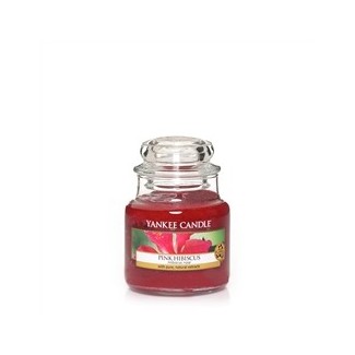 Kerze, Yankee Candle, rosa Hibiskus, kleines Glas - 1302667E