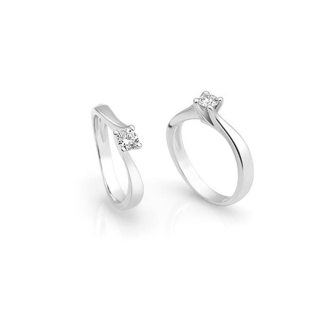 Giorgio Visconti Solitaire Ring mit Diamante ct.0,20 - AB12649B